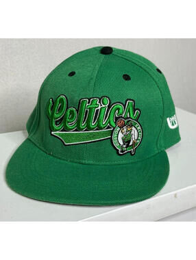 NBA Ultra Game Green Boston Celtics Hat Cap Flat Brim Snapback Mens One Size